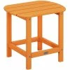 POLYWOOD South Beach 15" X 19" Tangerine Side Table