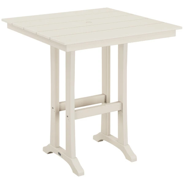 POLYWOOD Farmhouse Trestle 37" Sand Bar Height Table 1 POLYWOOD Farmhouse Trestle 37" Sand Bar Height Table