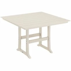 POLYWOOD Farmhouse Trestle 59" Sand Bar Height Table