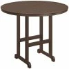 POLYWOOD 48" Mahogany Round Bar Height Table