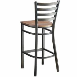 Lancaster Table & Seating Distressed Copper Finish Ladder Back Bar Stool With Vintage Wood Seat 6 Lancaster Table & Seating Distressed Copper Finish Ladder Back Bar Stool With Vintage Wood Seat -Lancaster Table & Seating Shop 2197783
