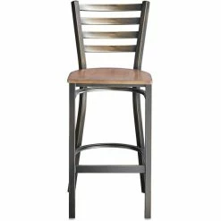 Lancaster Table & Seating Distressed Copper Finish Ladder Back Bar Stool With Vintage Wood Seat 7 Lancaster Table & Seating Distressed Copper Finish Ladder Back Bar Stool With Vintage Wood Seat -Lancaster Table & Seating Shop 2197784