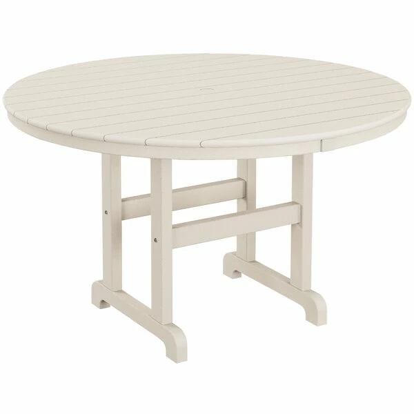 POLYWOOD 48" Sand Round Dining Height Table 1 POLYWOOD 48" Sand Round Dining Height Table