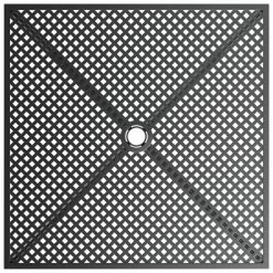 Lancaster Table & Seating Harbor Black 30" Square Outdoor Standard Height Table With Modern Legs And 2 Side Chairs -Lancaster Table & Seating Shop 2206520