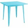 LT&S Alloy Series Lancaster Table & Seating Alloy Series 32" X 32" Arctic Blue Dining Height Outdoor Table