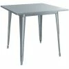 LT&S Alloy Series Lancaster Table & Seating Alloy Series 32" X 32" Charcoal Dining Height Outdoor Table