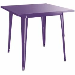 LT&S Alloy Series Lancaster Table & Seating Alloy Series 32" X 32" Purple Dining Height Outdoor Table