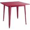 LT&S Alloy Series Lancaster Table & Seating Alloy Series 32" X 32" Sangria Dining Height Outdoor Table
