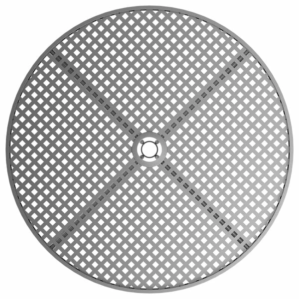 Lancaster Table & Seating Harbor Gray 30" Round Outdoor Standard Height Table With Ornate Legs 3 Lancaster Table & Seating Harbor Gray 30" Round Outdoor Standard Height Table With Ornate Legs - Image 3