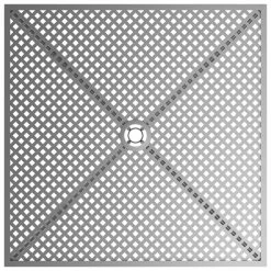 Lancaster Table & Seating Harbor Gray 30" Square Outdoor Standard Height Table With Ornate Legs -Lancaster Table & Seating Shop 2208393