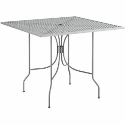 Lancaster Table & Seating Harbor Gray 36" Square Outdoor Standard Height Table With Ornate Legs 4 Lancaster Table & Seating Harbor Gray 36" Square Outdoor Standard Height Table With Ornate Legs -Lancaster Table & Seating Shop 2208394