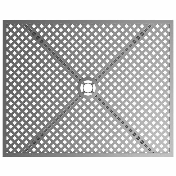 Lancaster Table & Seating Harbor Gray 24" X 30" Rectangular Outdoor Standard Height Table With Ornate Legs And 2 Side Chairs 4 Lancaster Table & Seating Harbor Gray 24" X 30" Rectangular Outdoor Standard Height Table With Ornate Legs And 2 Side Chairs - Image 4