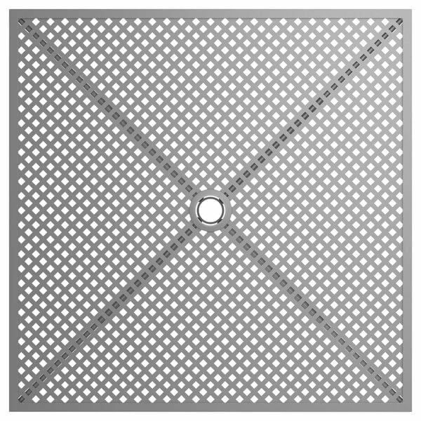 Lancaster Table & Seating Harbor Gray 36" Square Outdoor Standard Height Table With Modern Legs 3 Lancaster Table & Seating Harbor Gray 36" Square Outdoor Standard Height Table With Modern Legs - Image 3