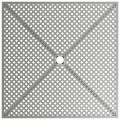 Lancaster Table & Seating Harbor Gray 30" Square Outdoor Standard Height Table With Modern Legs And 2 Side Chairs -Lancaster Table & Seating Shop 2208716