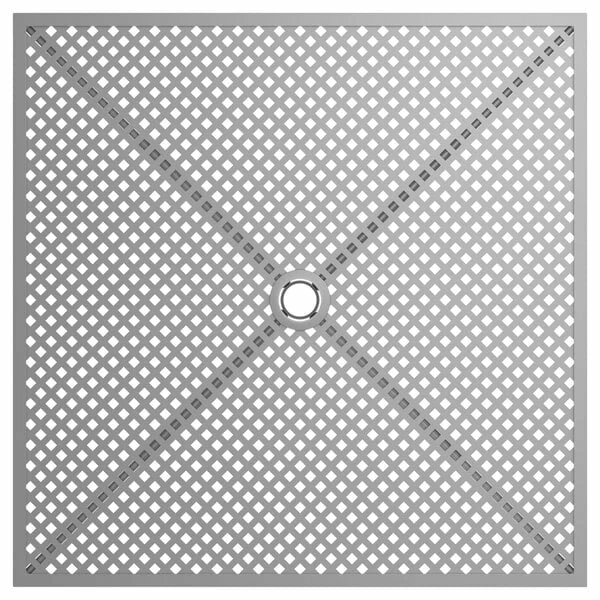 Lancaster Table & Seating Harbor Gray 36" Square Outdoor Standard Height Table With Modern Legs And 4 Side Chairs 4 Lancaster Table & Seating Harbor Gray 36" Square Outdoor Standard Height Table With Modern Legs And 4 Side Chairs - Image 4