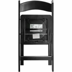 Lancaster Table & Seating Black Resin Folding Chair With Vinyl Seat -Lancaster Table & Seating Shop 2210150