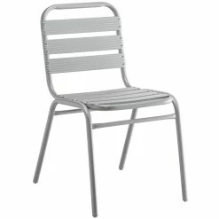 Lancaster Table & Seating 28" Chrome Powder-Coated Round Steel And Aluminum Dining Set With 2 Aluminum Outdoor Side Chairs 7 Lancaster Table & Seating 28" Chrome Powder-Coated Round Steel And Aluminum Dining Set With 2 Aluminum Outdoor Side Chairs -Lancaster Table & Seating Shop 2234480