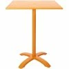 BFM Seating Beachcomber-Bali 24" X 32" Citrus Powder Coated Aluminum Bar Height Outdoor / Indoor Table