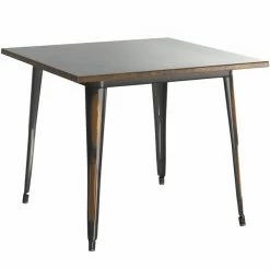 LT&S Alloy Series Lancaster Table & Seating Alloy Series 24" X 24" Distressed Copper Dining Height Outdoor Table With 2 Arm Chairs -Lancaster Table & Seating Shop 2253682