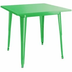 LT&S Alloy Series Lancaster Table & Seating Alloy Series 32" X 32" Green Dining Height Outdoor Table With 4 Arm Chairs -Lancaster Table & Seating Shop 2253732