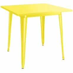 LT&S Alloy Series Lancaster Table & Seating Alloy Series 32" X 32" Yellow Dining Height Outdoor Table With 4 Arm Chairs -Lancaster Table & Seating Shop 2253744