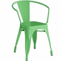 LT&S Alloy Series Lancaster Table & Seating Alloy Series 63" X 32" Green Dining Height Outdoor Table With 6 Arm Chairs -Lancaster Table & Seating Shop 2253753