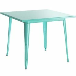 LT&S Alloy Series Lancaster Table & Seating Alloy Series 36" X 36" Seafoam Dining Height Outdoor Table With 4 Arm Chairs -Lancaster Table & Seating Shop 2253782