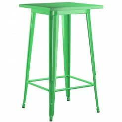 LT&S Alloy Series Lancaster Table & Seating Alloy Series 24" X 24" Green Outdoor Bar Height Table With 2 Metal Cafe Bar Stools -Lancaster Table & Seating Shop 2253797