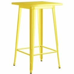 LT&S Alloy Series Lancaster Table & Seating Alloy Series 24" X 24" Yellow Outdoor Bar Height Table With 2 Metal Cafe Bar Stools 7 LT&S Alloy Series Lancaster Table & Seating Alloy Series 24" X 24" Yellow Outdoor Bar Height Table With 2 Metal Cafe Bar Stools -Lancaster Table & Seating Shop 2253809
