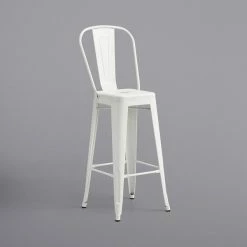 LT&S Alloy Series Lancaster Table & Seating Alloy Series 30" Round White Outdoor Bar Height Table With 4 Metal Cafe Bar Stools 8 LT&S Alloy Series Lancaster Table & Seating Alloy Series 30" Round White Outdoor Bar Height Table With 4 Metal Cafe Bar Stools -Lancaster Table & Seating Shop 2253830