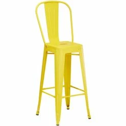 LT&S Alloy Series Lancaster Table & Seating Alloy Series 30" Round Yellow Outdoor Bar Height Table With 4 Metal Cafe Bar Stools 8 LT&S Alloy Series Lancaster Table & Seating Alloy Series 30" Round Yellow Outdoor Bar Height Table With 4 Metal Cafe Bar Stools -Lancaster Table & Seating Shop 2253832