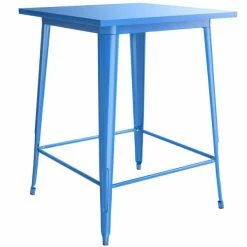 LT&S Alloy Series Lancaster Table & Seating Alloy Series 32" X 32" Blue Outdoor Bar Height Table With 4 Metal Cafe Bar Stools 7 LT&S Alloy Series Lancaster Table & Seating Alloy Series 32" X 32" Blue Outdoor Bar Height Table With 4 Metal Cafe Bar Stools -Lancaster Table & Seating Shop 2253837