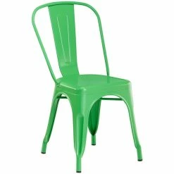 LT&S Alloy Series Lancaster Table & Seating Alloy Series 48" X 30" Green Dining Height Outdoor Table With 4 Industrial Cafe Chairs -Lancaster Table & Seating Shop 2253896