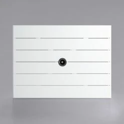 Lancaster Table & Seating 24" X 32" White Powder-Coated Aluminum Dining Height Outdoor Table With Umbrella Hole And 2 Arm Chairs -Lancaster Table & Seating Shop 2276673