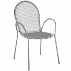 Lancaster Table & Seating Harbor Gray 30" Round Outdoor Standard Height Table With Ornate Legs And 2 Arm Chairs 6 Lancaster Table & Seating Harbor Gray 30" Round Outdoor Standard Height Table With Ornate Legs And 2 Arm Chairs -Lancaster Table & Seating Shop 2282150