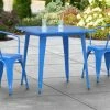 LT&S Alloy Series Lancaster Table & Seating Alloy Series 32" X 32" Blue Dining Height Outdoor Table