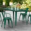 LT&S Alloy Series Lancaster Table & Seating Alloy Series 63" X 32" Emerald Dining Height Outdoor Table