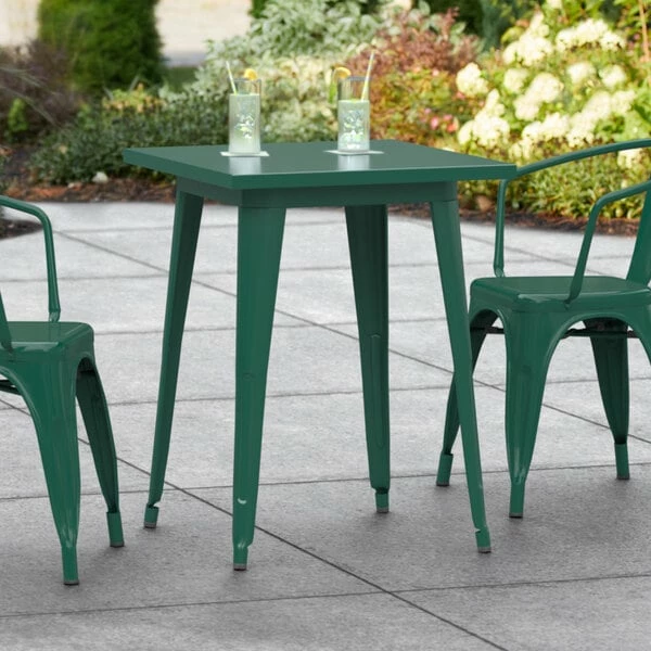 LT&S Alloy Series Lancaster Table & Seating Alloy Series 24" X 24" Emerald Dining Height Outdoor Table 1 LT&S Alloy Series Lancaster Table & Seating Alloy Series 24" X 24" Emerald Dining Height Outdoor Table