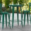 LT&S Alloy Series Lancaster Table & Seating Alloy Series 30" Round Emerald Outdoor Bar Height Table
