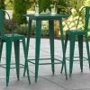 LT&S Alloy Series Lancaster Table & Seating Alloy Series 24" X 24" Emerald Outdoor Bar Height Table