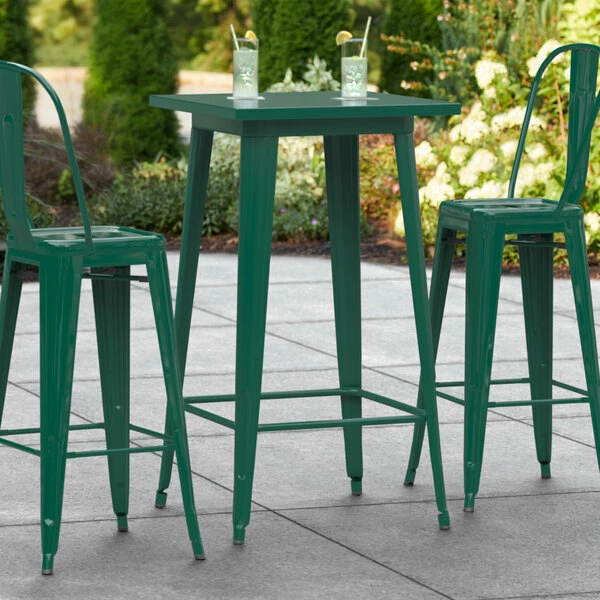 LT&S Alloy Series Lancaster Table & Seating Alloy Series 24" X 24" Emerald Outdoor Bar Height Table 1 LT&S Alloy Series Lancaster Table & Seating Alloy Series 24" X 24" Emerald Outdoor Bar Height Table