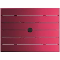 Lancaster Table & Seating 24" X 32" Sangria Powder-Coated Aluminum Dining Height Outdoor Table With Umbrella Hole -Lancaster Table & Seating Shop 2310011