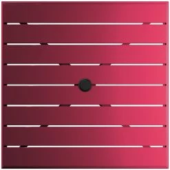 Lancaster Table & Seating 32" X 32" Sangria Powder-Coated Aluminum Dining Height Outdoor Table With Umbrella Hole 5 Lancaster Table & Seating 32" X 32" Sangria Powder-Coated Aluminum Dining Height Outdoor Table With Umbrella Hole -Lancaster Table & Seating Shop 2310067