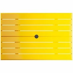 Lancaster Table & Seating 32" X 48" Yellow Powder-Coated Aluminum Dining Height Outdoor Table With Umbrella Hole -Lancaster Table & Seating Shop 2310134