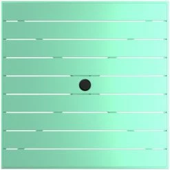 Lancaster Table & Seating 36" X 36" Sea Foam Powder-Coated Aluminum Dining Height Outdoor Table With Umbrella Hole -Lancaster Table & Seating Shop 2310184