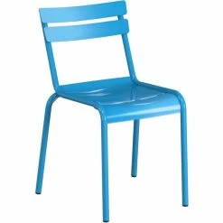 Lancaster Table & Seating 32" X 32" Blue Powder-Coated Aluminum Dining Height Outdoor Table With Umbrella Hole And 4 Side Chairs 7 Lancaster Table & Seating 32" X 32" Blue Powder-Coated Aluminum Dining Height Outdoor Table With Umbrella Hole And 4 Side Chairs -Lancaster Table & Seating Shop 2342520