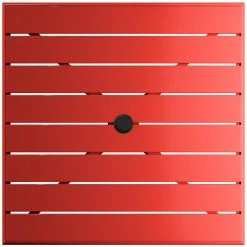 Lancaster Table & Seating 32" X 32" Red Powder-Coated Aluminum Dining Height Outdoor Table With Umbrella Hole And 4 Side Chairs 9 Lancaster Table & Seating 32" X 32" Red Powder-Coated Aluminum Dining Height Outdoor Table With Umbrella Hole And 4 Side Chairs -Lancaster Table & Seating Shop 2342584