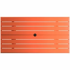 Lancaster Table & Seating 32" X 60" Orange Powder-Coated Aluminum Standard Height Outdoor Table With Umbrella Hole And 6 Side Chairs 9 Lancaster Table & Seating 32" X 60" Orange Powder-Coated Aluminum Standard Height Outdoor Table With Umbrella Hole And 6 Side Chairs -Lancaster Table & Seating Shop 2342652