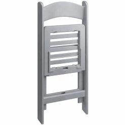 Lancaster Table & Seating Gray Resin Folding Chair With Slatted Seat 7 Lancaster Table & Seating Gray Resin Folding Chair With Slatted Seat -Lancaster Table & Seating Shop 2353496