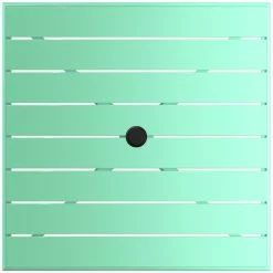 Lancaster Table & Seating 32" X 32" Sea Foam Powder-Coated Aluminum Dining Height Outdoor Table With Umbrella Hole -Lancaster Table & Seating Shop 2359434